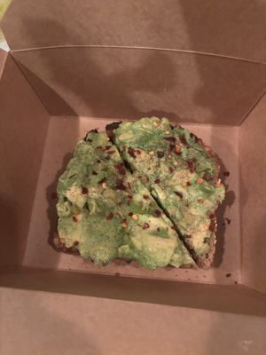 Avo toast  at Bluestone Lane in San Francisco