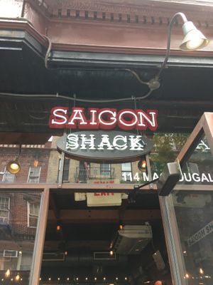 The outside at Saigon Shack in New York City