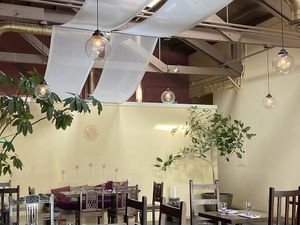 Interior at Malabar Restaurant in Santa Cruz