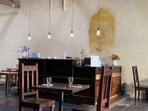 Interior at Malabar Restaurant in Santa Cruz