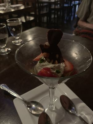 Dessert at Malabar Restaurant in Santa Cruz