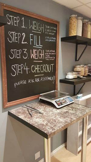 Weigh, fill, and bring to the till!

Bring your refillable containers and fill up with our jars of grains, nuts, pulses, spices and more!  at Earth Warriors in Darlington