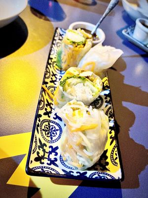 Vegan spring rolls at VIET KITCHEN in Barcelona