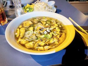 Vegan pho at VIET KITCHEN in Barcelona