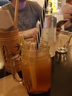 Iced tea with Lemongrass at VIET KITCHEN in Barcelona
