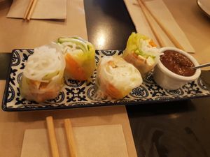 Underwhelming summer rolls at VIET KITCHEN in Barcelona