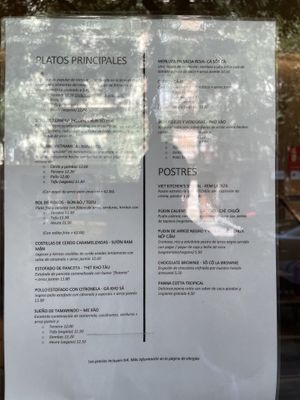 Menu  at VIET KITCHEN in Barcelona