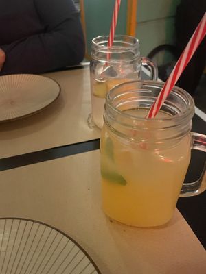 Homemade lemonade  at VIET KITCHEN in Barcelona