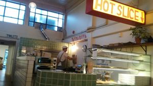 Nice kitchen area at Vinci's Pizza in Napier