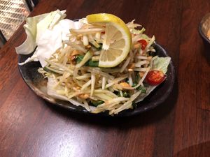 Thai papaya salad at Thai Rock in Sydney