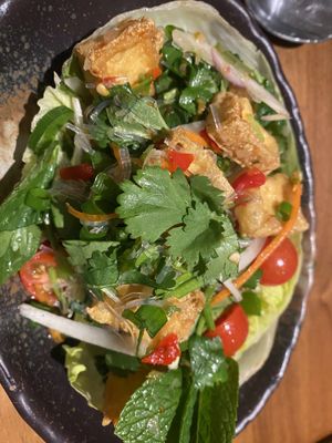 Tofu noodle salad at Thai Rock in Sydney