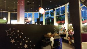 Interior of Saturn Cafe at Saturn Cafe in Santa Cruz