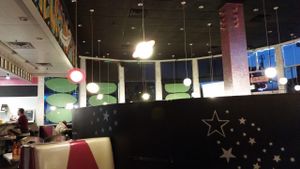 Interior of Saturn Cafe at Saturn Cafe in Santa Cruz