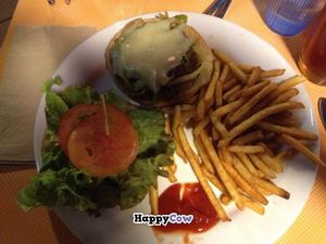 Diablo Burger at Saturn Cafe in Santa Cruz