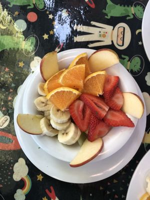 Fruit bowl at Saturn Cafe in Santa Cruz