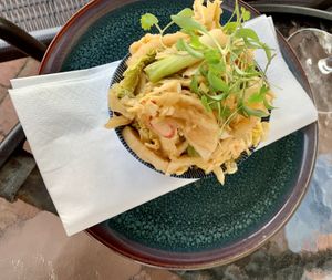 Side of kimchi at Wine & Reason in Worthing