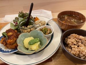 Today's lunch plate.✨  at Kitchen Akimo in Seki