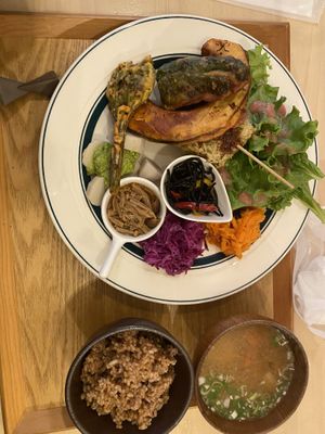 , Tempura dish  at Kitchen Akimo in Seki