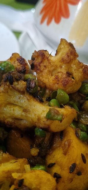 Fantastic aloo muttar simple and nice  at Downtown B's in Tokyo