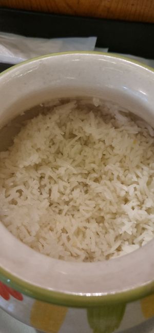 Proper basmati rice  at Downtown B's in Tokyo