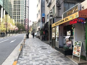 Great location in front of Roppongi grand Tower , Roppongi Itchome station.  at Downtown B's in Tokyo