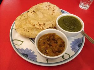Palak paneer my favourite at Downtown B's in Tokyo