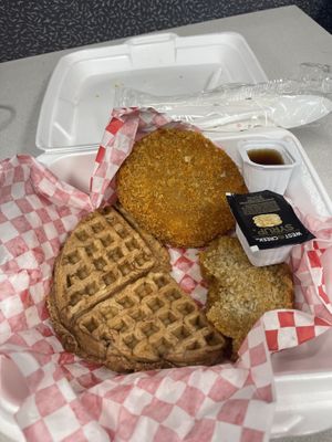 Half gone but so delicious  at ITSO Vegan in Grand Prairie