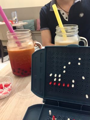 Soy thai iced tea bubble tea at BaoBao Tea in Paris