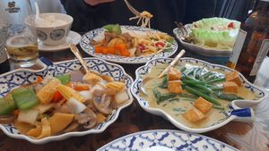 Pad Hed Mamoung and Morrakot Ob at Phuket Pavilion in Edinburgh