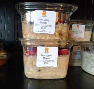 Vegan muesli at Röckenwagner in Los Angeles