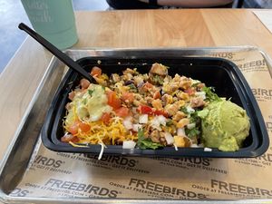Build a bowl at Freebirds World Burrito  in San Marcos