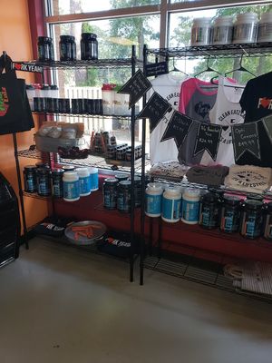 Protein drinks and SWAG at Clean Eatz in Beaufort