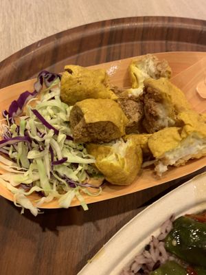Deep fried tofu starter  at So Vegan - Gateway Ekkamai in Bangkok