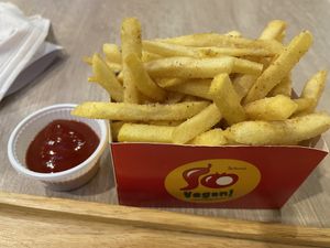 Nori French fries, 69 baht  at So Vegan - Gateway Ekkamai in Bangkok