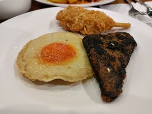 That vegan egg and drumstick were wow! at So Vegan - Gateway Ekkamai in Bangkok