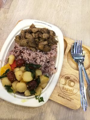 Delicious and simple dish at So Vegan - Gateway Ekkamai in Bangkok