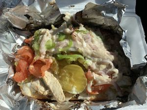 What-Cha-Ma Vegan Sandwich  at Tomato Joe's Pizza Express in Valencia