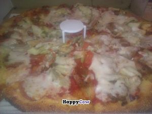 vegan pizza at Tomato Joe's Pizza at Tomato Joe's Pizza Express in Valencia