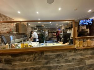 Kitchen at Pizza Triangle in Newcastle-under-lyme