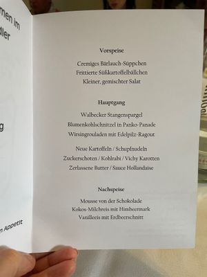 Special vegan birthday menu for group of 20. The owner is incredibly accommodating!  at Schwarzer Adler - Maybe closed in Moers