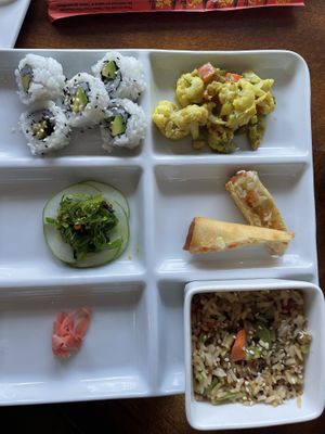 Lunch special   at Temari Sushi in Willemstad