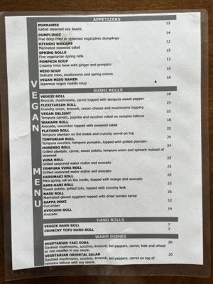   at Temari Sushi in Willemstad