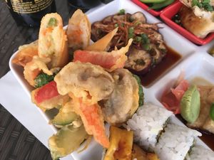 tempura at Temari Sushi in Willemstad