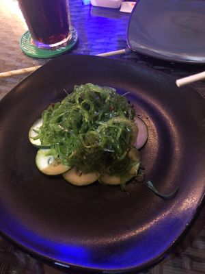 Seaweed salad at Temari Sushi in Willemstad