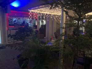 Outside terras at Temari Sushi in Willemstad