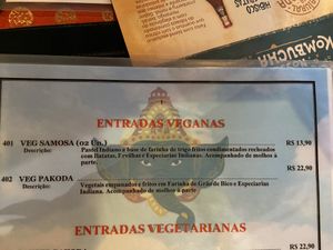   at Namaste Indian Restaurant in Brasilia