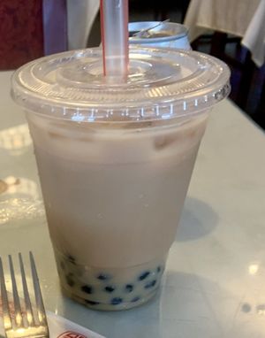 Bubble Tea with soy drink! at vPho in Newark