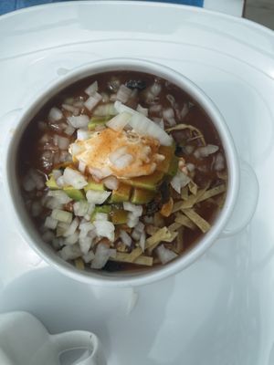 Tortilla Soup at Planta Baja Restaurant in Ensenada