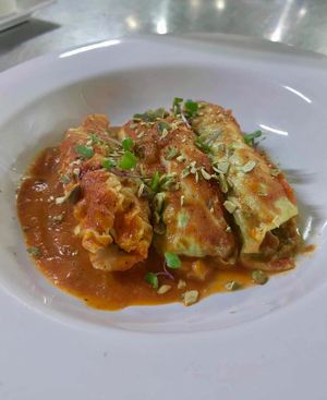 Crepas de Col  at Planta Baja Restaurant in Ensenada