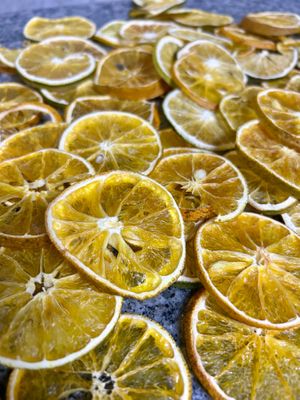 Dehydrated oranges at Planta Baja Restaurant in Ensenada